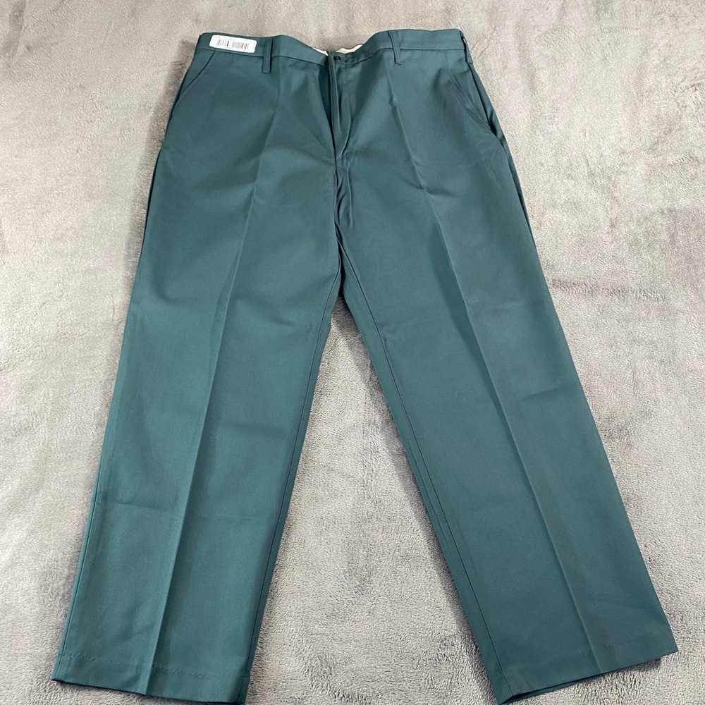 SofTwill UniFirst Work Pants Mens 40x30 3 sets Green Straight Industrial Uniform